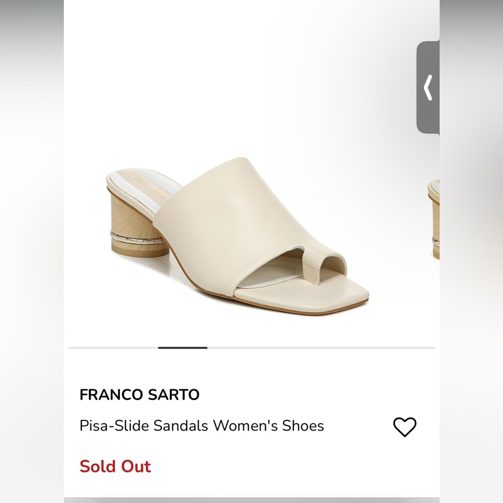 Like new Franco Sarto sandals